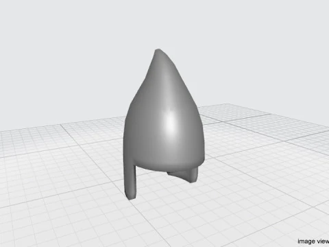 Ancient Combat Helmet - Assyrian Conical 3D Model
