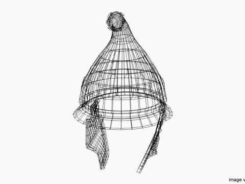 Ancient Combat Helmet - Greek Phrygian 3D Model