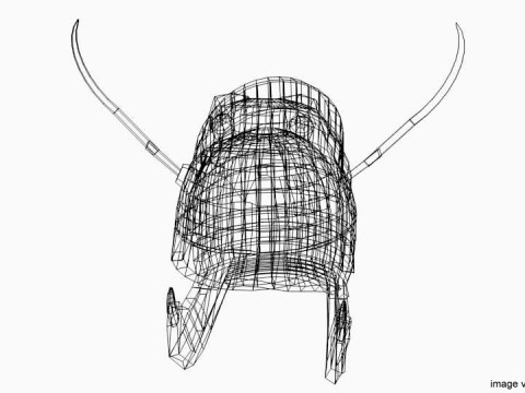 Ancient Combat Helmet - Macedonian Lionhead 3D मॉडल