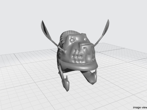 Ancient Combat Helmet - Macedonian Lionhead 3D मॉडल