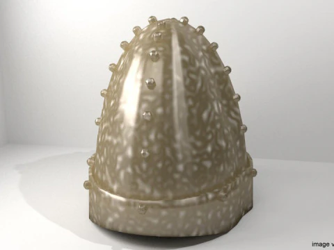 Kadim Savaş Miğferi - Pers Sasani 3D Model