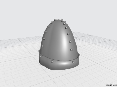 Ancient Combat Helmet - Persian Sassanid 3D Модель