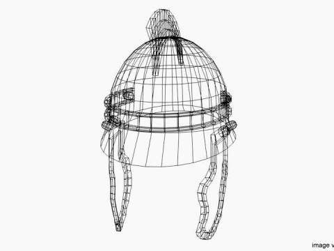 Ancient Combat Helmet - Roman Centurion 3D Model