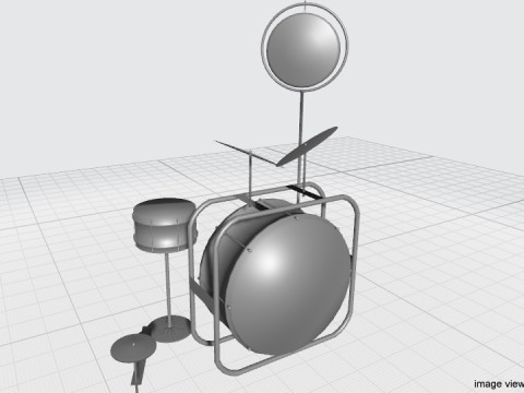 Drum Set - Classic 3D Modell