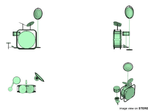 Drum Set - Classic 3D Modell