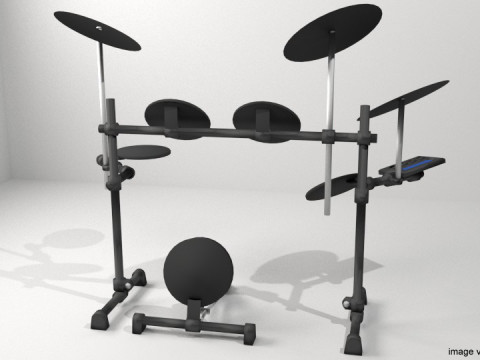 Drum Set - Electronic 3Dモデル