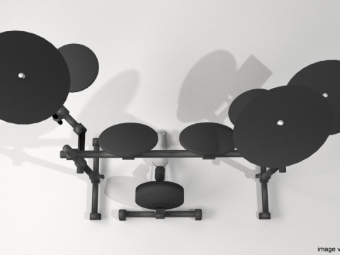 Drum Set - Electronic Modèle 3D