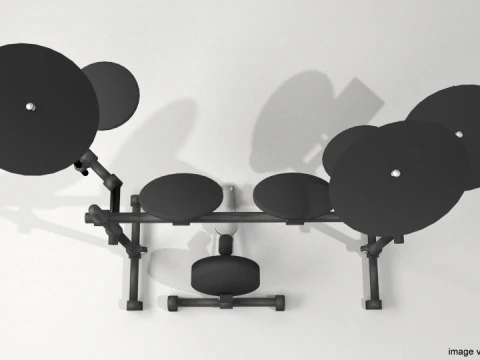Drum Set - Electronic 3D Model