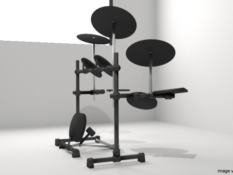 Drum Set - Electronic Modèle 3D