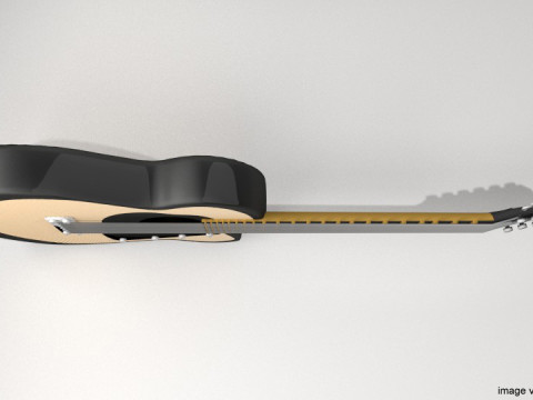 Guitar Acoustic - Type 2 3D Модель