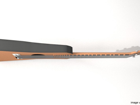 Guitar Acoustic - Type 3 Modelo 3D
