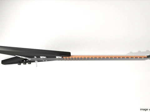 Guitar Electric - Type 2 3D Model