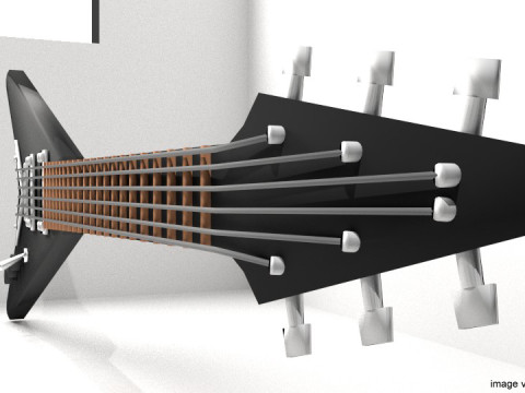 Guitar Electric - Type 2 Modello 3D