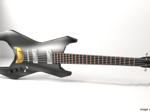 Guitar Electric - Type 3 3Dモデル