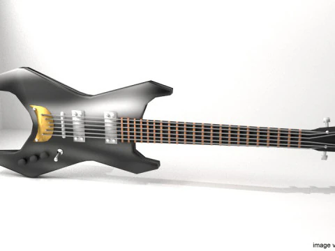 Гитара электрическая - Тип 3 3D Модель