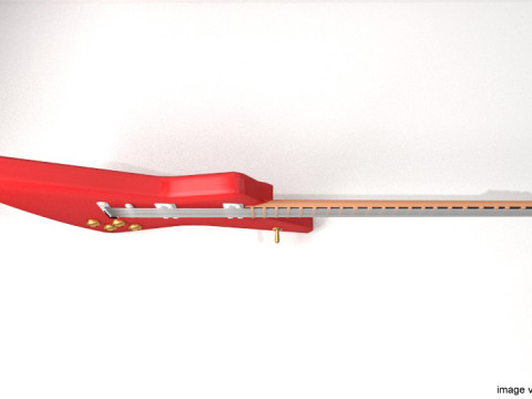 Guitar Electric - Type 4 3D Модель