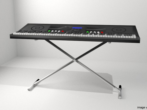Piano - Electronic 3D Модель