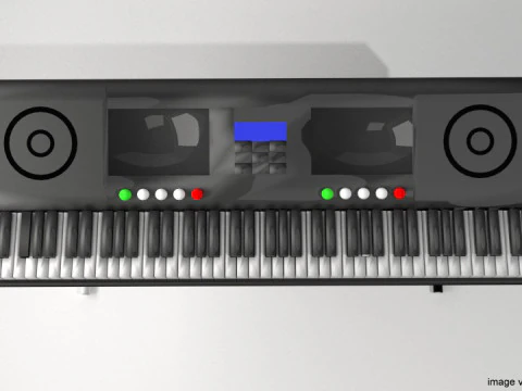 Piano - Electronic 3D Model