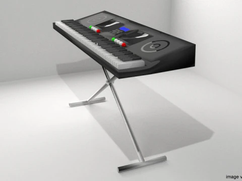 Piano - Electronic 3D Model
