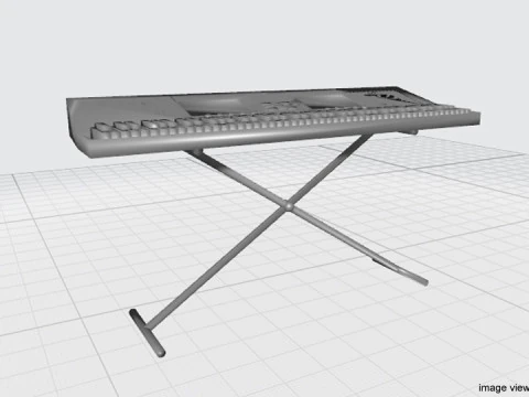 Piano - Electronic 3D Model