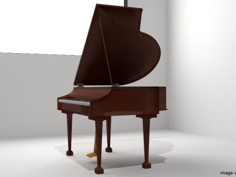 Piano - Grand 3D Model