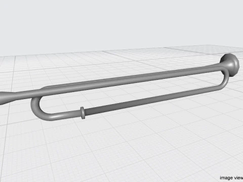 Trumpet Type 1 3D Model