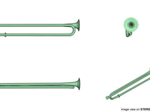 Trumpet Type 1 3D Model