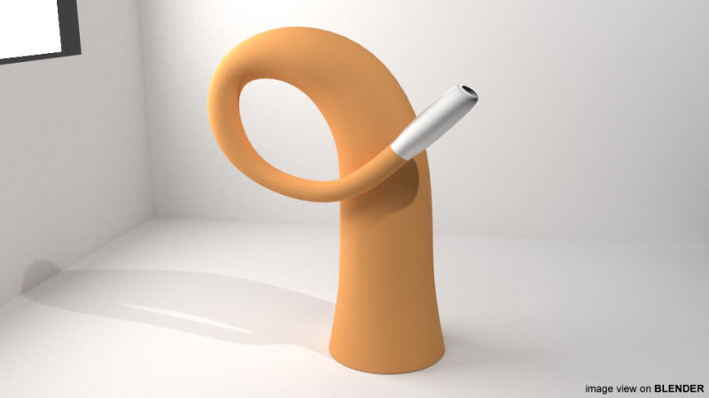 Trumpet Type 2 3D Model .c4d .max .obj .3ds .fbx .stl .blend 