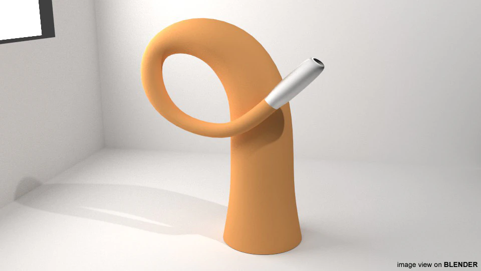 Trumpet Type 2 3D Model .c4d .max .obj .3ds .fbx .stl .blend 