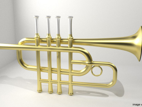 Trumpet Type 3 3D-Modell