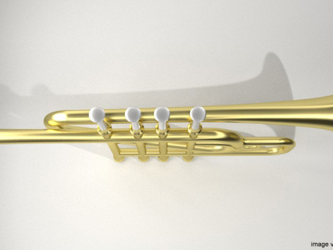 Trumpet Type 3 Model 3D