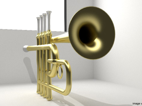 Trumpet Type 3 Model 3D
