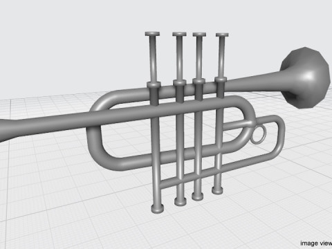 Trumpet Type 3 Model 3D