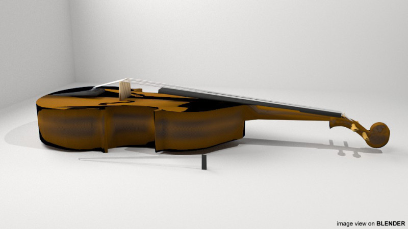 Viola 3D Model .c4d .max .obj .3ds .fbx .stl .blend 