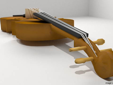 Violin 3D मॉडल