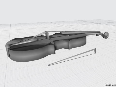 Violin 3D मॉडल