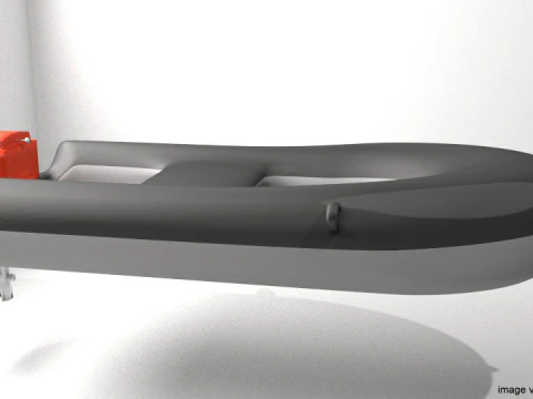 Lancha inflable a motor - Tipo 1 Modelo 3D