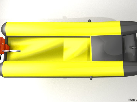 Inflatable Motor Boat - Type 2 Model 3D