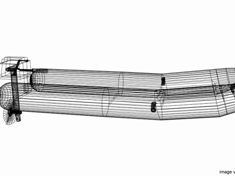 Inflatable Motor Boat - Type 2 Model 3D