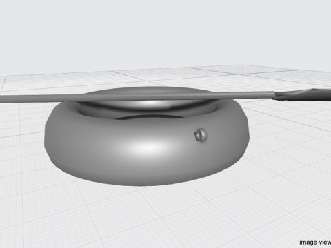 Inflatable Row Boat - Type 2 3D Модель