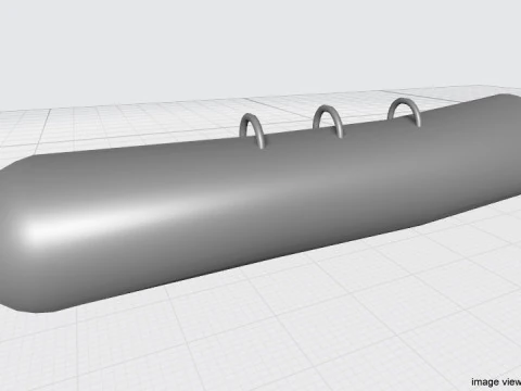 Inflatable Tube 3D Model