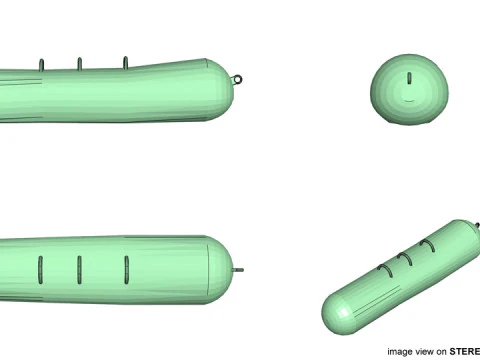 Inflatable Tube 3D Model