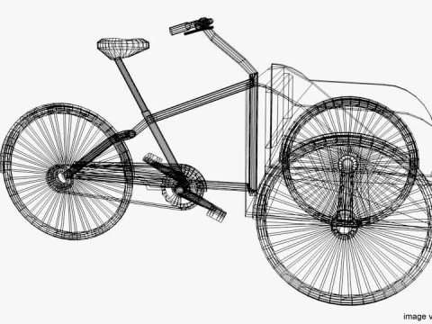 Risci&ograve; - autista posteriore Modello 3D