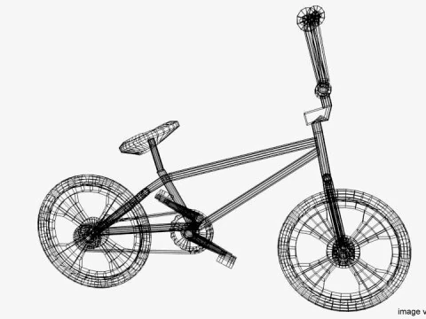 Bicycle - BMX 3D Model