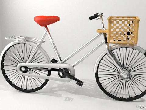 자전거 - 통근 3D 모델