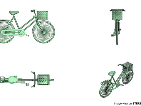 Bicycle - Commuter Model 3D