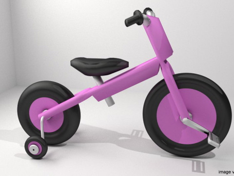 Bicycle - Kid Tricyle 3Dモデル