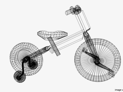 Bicycle - Kid Tricyle Modèle 3D