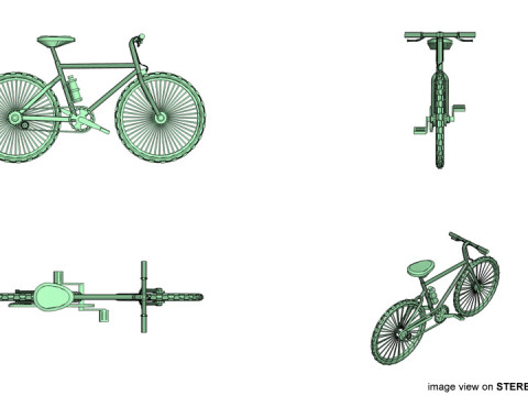Bicycle - Mountianbike 3D Model