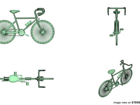 Bicycle - Racing 3D Model